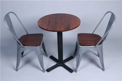 Solide schwarze Nussbaum Block Stil Couchtisch-Top