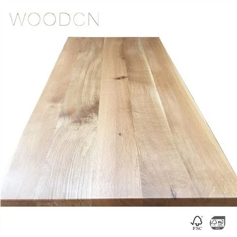 Solide weiße Eiche Holz Rand geklebt Counter Tops