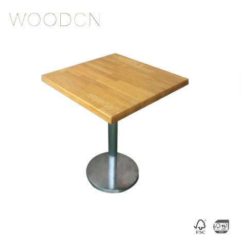 Tischfuß aus Edelstahl