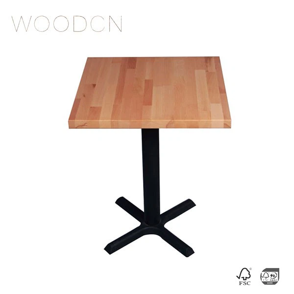 Beech Solid Wood Butcher Block Dining Table