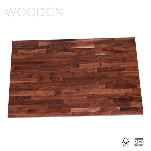 Oak Wood Solid Wood Butcher Block Dining Table