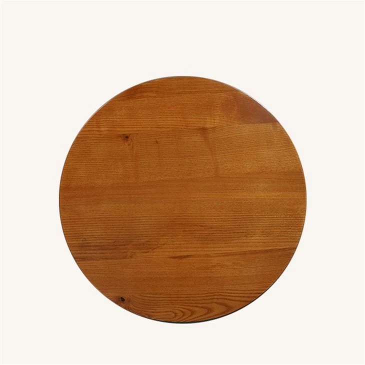 Solid Ash Wood Coffee Table Top in Cherry Color Supplier factory